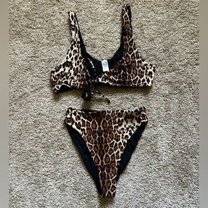 437 Aubrey II Bottoms + Kenzie Top in Cheetah